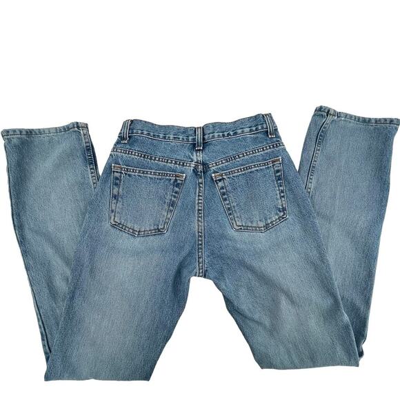 Vintage Old Navy Boot Cut Jeans Mid Rise Medium Wash 100% Cotton | Size 2 - Picture 8 of 10